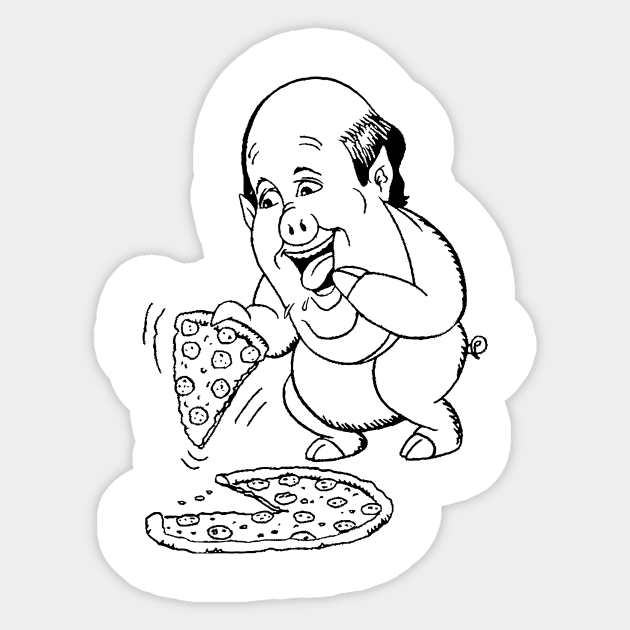 Kevin malone caricature Sticker by danonbentley